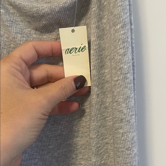 Aerie Light Gray Maxi Dress - Picture 4 of 5